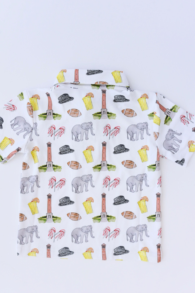 Studio Smocks Elephant Polo