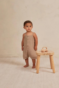 Quincy Mae Oakley Romper - Oat