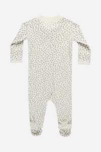 Quincy Mae Zip Long Sleeve Sleeper Footie - Scatter