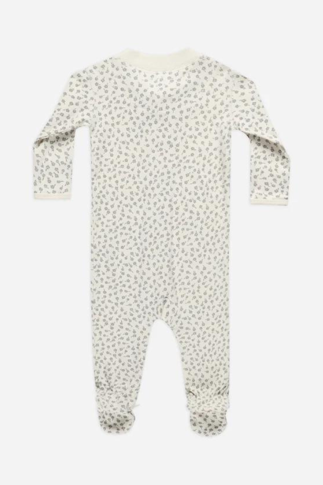 Quincy Mae Zip Long Sleeve Sleeper Footie - Scatter