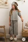 Rylee + Cru Ruffle Pajamas - Evergreen Gingham