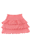 Shade Critters Smocked Terry Skirt - Coral