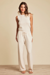 Barefoot Dreams Malibu Collection Double Knit Pant- Sand Dune