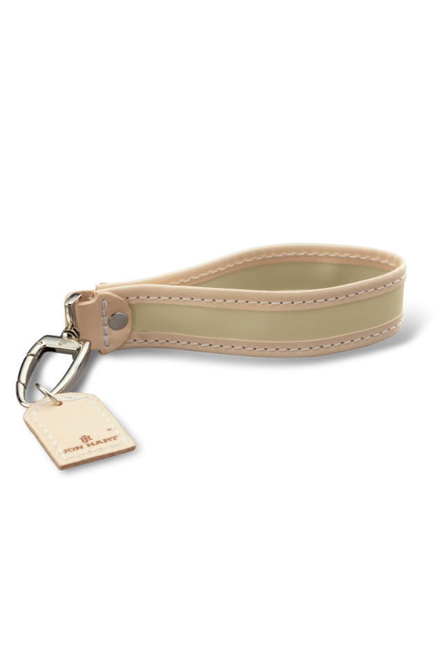 Jon Hart Personalize Pearl Keychain Coated Canvas