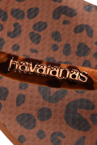 Havaianas Slim Square Velvet Sandal -  Rust