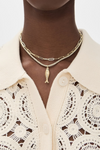 HART Lurex Necklace Cord Puffy Fish Charm