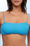 Splendid Interwined Bandeau Bra - Bright Blue