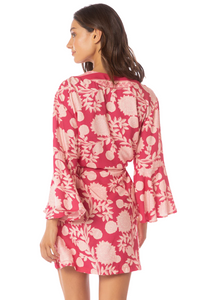 Maaji Candy Flowry Joy Cover Up - Bright Red