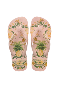 Havaianas X Farm Rio Botanical Beauty Sandal -  Ballet Rose