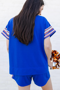 MS Lauren Set - Blue & Orange