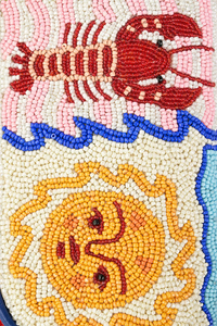 PRE-ORDER A&B Beaded Shoulder Bag - Sun & Sea