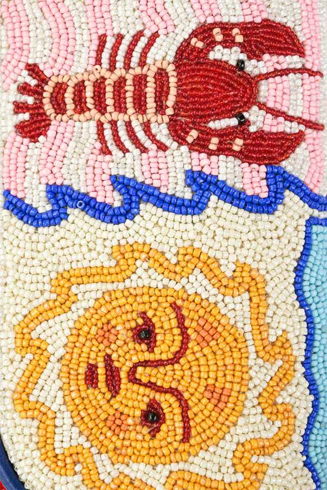 PRE-ORDER A&B Beaded Shoulder Bag - Sun & Sea