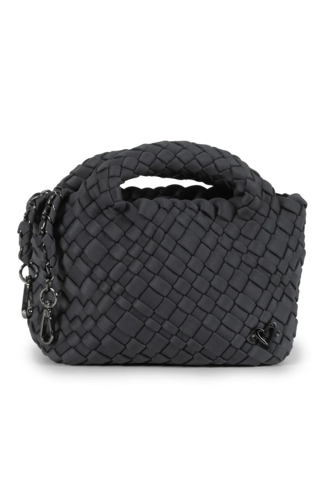 PreneLOVE Tiny Woven Tote - Charcoal