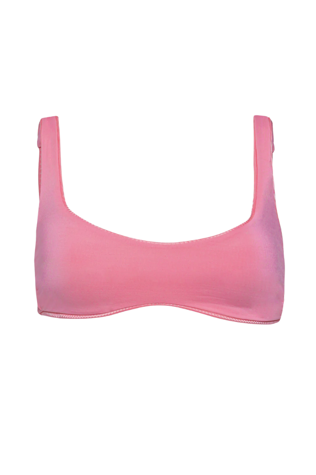 Maaji Strawberry Pink Lilium Top - Bright Pink