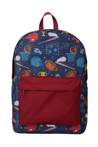 JM Kids Backpack Water Resistant Canvas