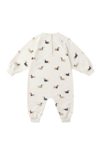 Rylee + Cru Raglan Jumpsuit - Dachshund