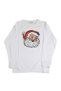 Jane Marie Sweatshirt - Jolly Red Santa