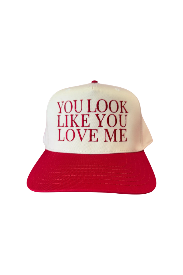 Trucker Hat - Love Me - Red/Pink