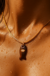 Ellie Vail Eden Fish Pendant Necklace - Gold