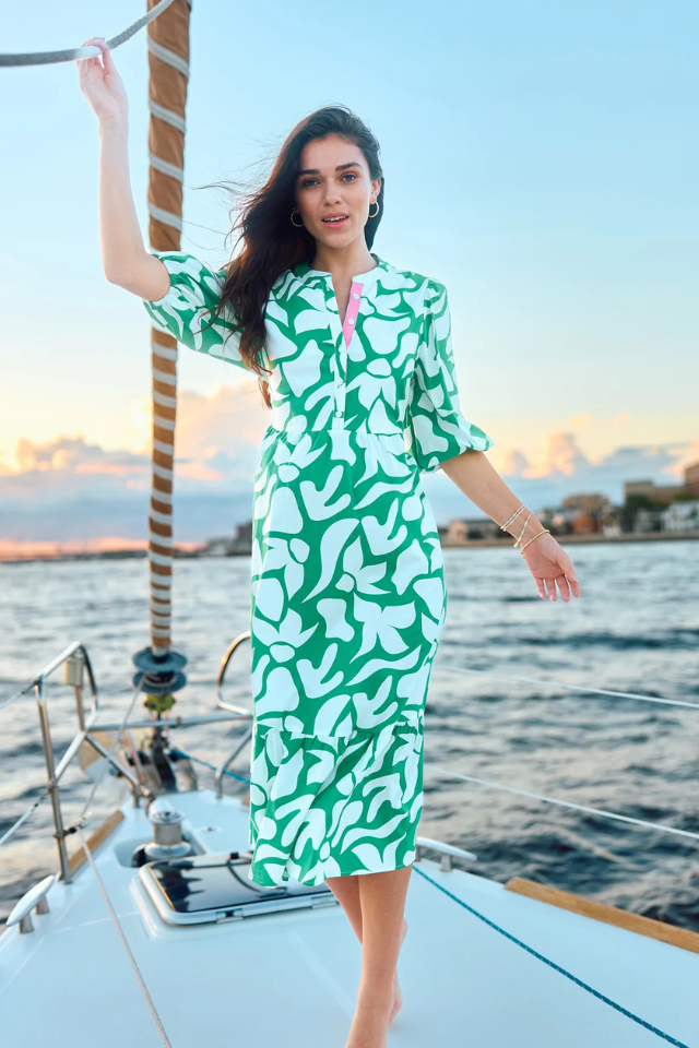 Mary Square Riley Piece By Piece Dress - White