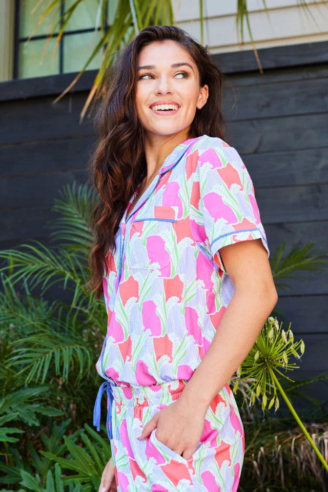 MS Charlotte Pants Set - Color Me Sweet Coral