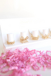 BB Gold Beaded Bow Ring