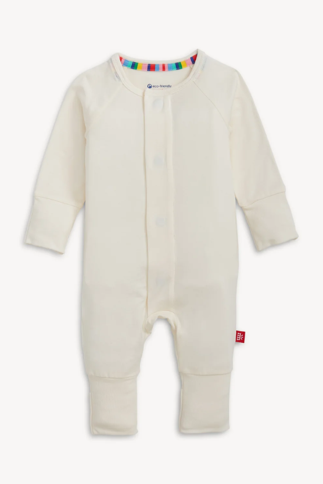 Magnetic Me Modal Convertible Coverall - Egret