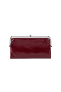 Hobo Lauren Clutch Wallet - Saddleberry