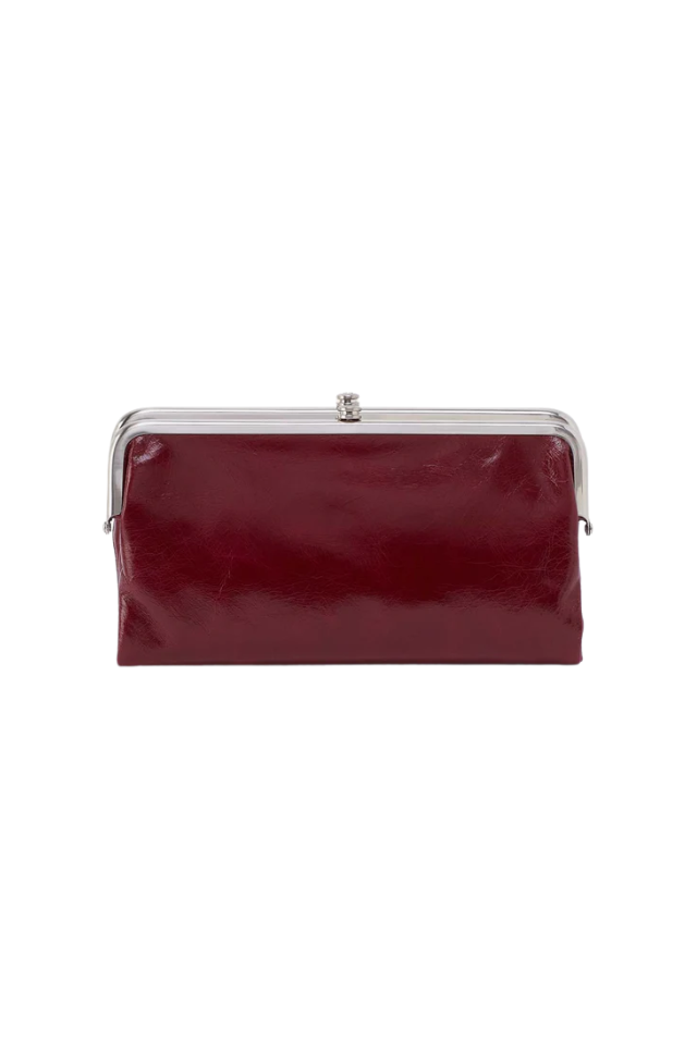 Hobo Lauren Clutch Wallet - Saddleberry