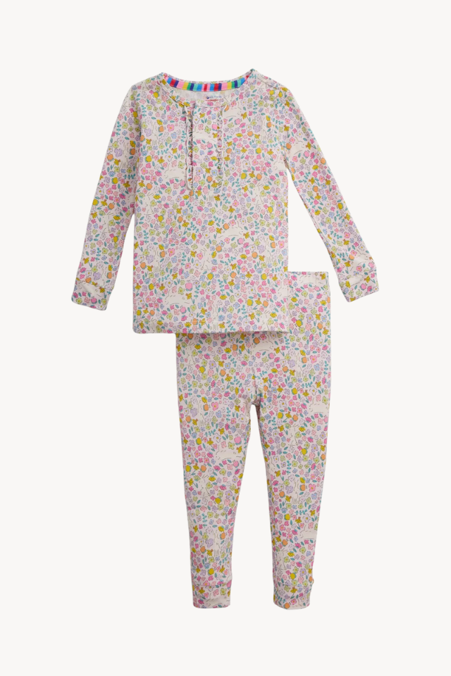 Magnetic Me Modal Ruffle Long Sleeve PJ - Bunny Blossom