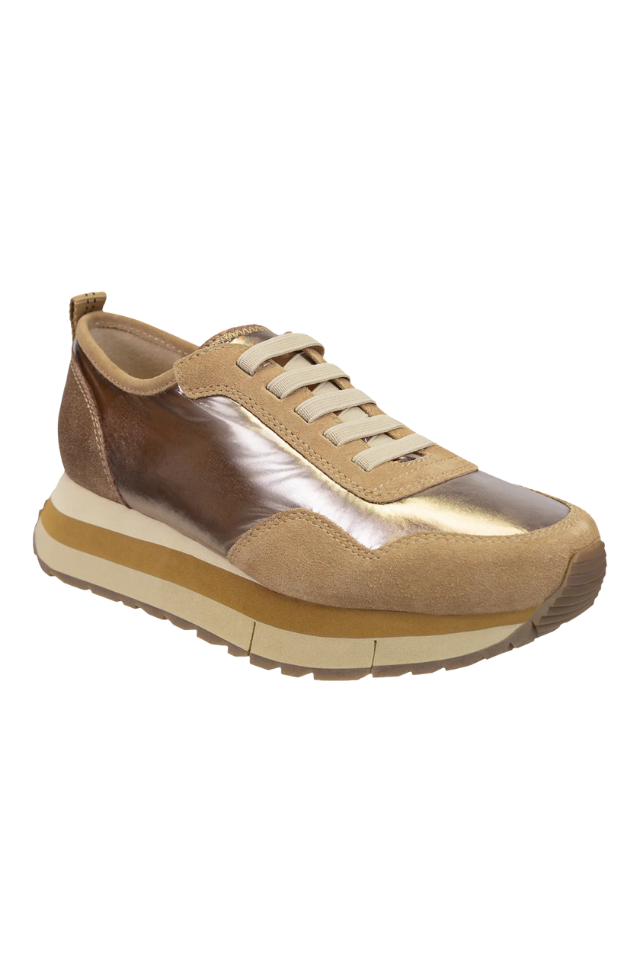 Naked Feet Kinetic Sneaker - Gold