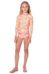 Maaji Odyssey Girls Rashguard Set  - Blooming Glow