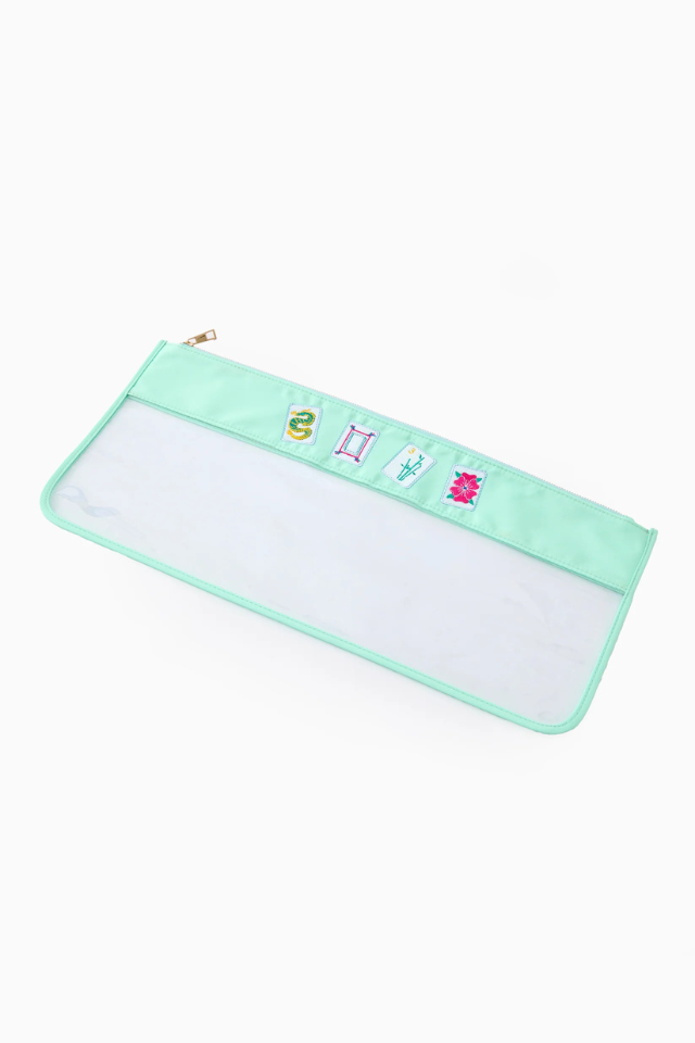 Oh My Mahjong Tile Bag - Mint