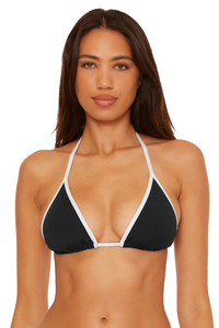 Becca Sport Mode Triangle Top - Black