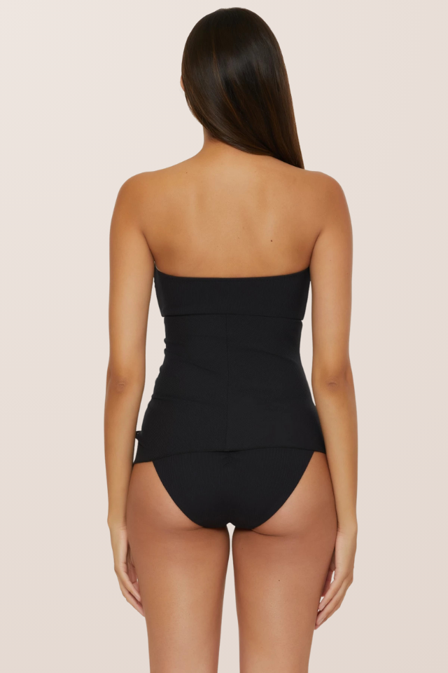 Becca Modern Edge Tankini - Black