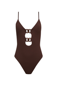 Sanctuary Opened Front OTS Mil - Espresso