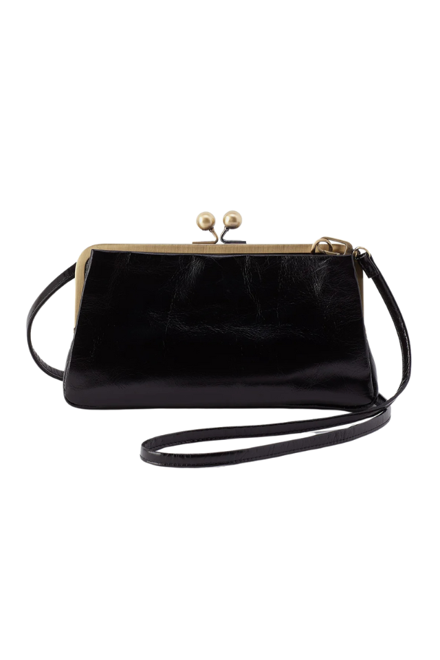 HOBO Lauren Frame Crossbody - Black