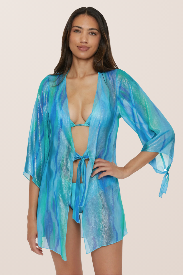 Becca Solar Energy Tunic - Pool/Lagoon