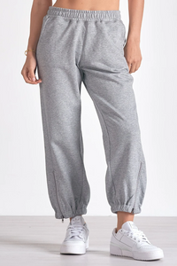 Elan 7 Pants Jogger Zipper - Heather Grey