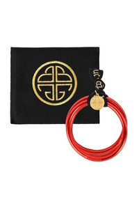 BuDhaGirl All Weather Bangles Set of 3 - Crimson