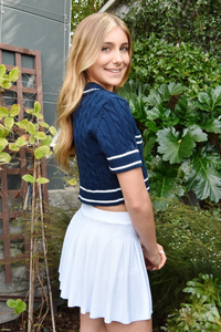 Shade Critters Pleated Skirt - YXXS - White