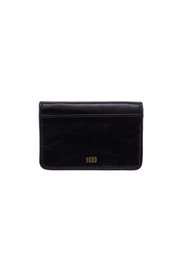 Hobo Jill Flap Card Case - Black