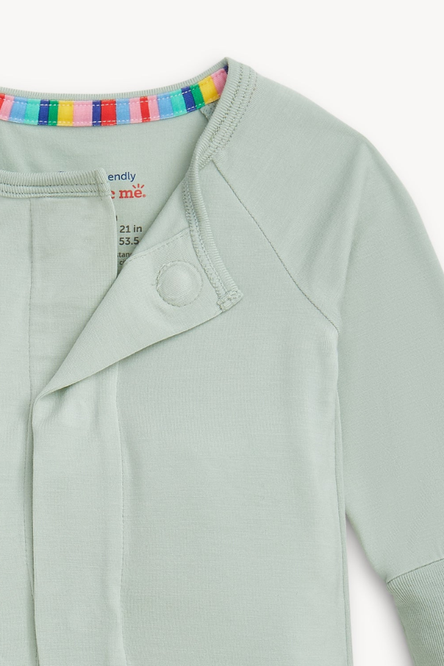 Magnetic Me Modal Convertible Coverall - Seafoam