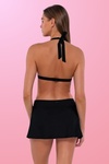 Sporty Swim Skirt - Black