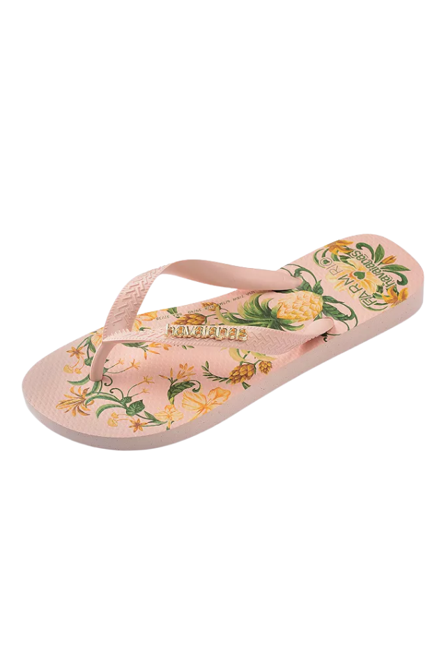 Havaianas X Farm Rio Botanical Beauty Sandal -  Ballet Rose