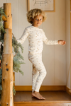 Rylee + Cru Organic Long Sleeve Pajama Set - Winter Town