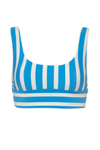 Maaji Azure Stripes Donna Top - Bright Blue