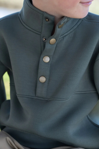 Saltwater Boys Pierce Pullover - Green
