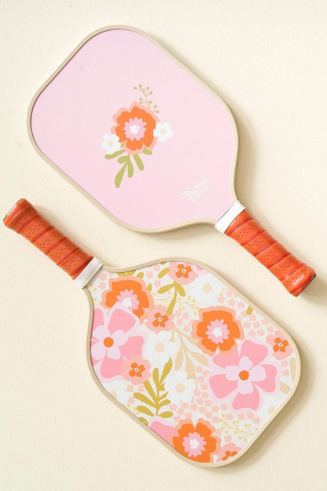 Darling Effect Pickleball Paddle - Beyond Blooms Pink Orange