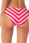Maaji Apple Stripes Iconic Bottom - Red Overflow